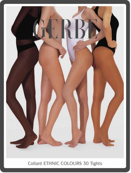 Gerbe Feinstrumpfhose fuer jede Hautfarbe Ethnic Colours 30 DEN