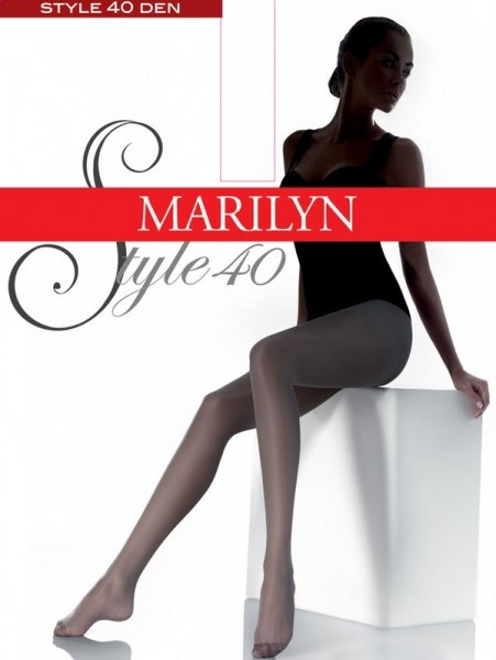 Marilyn Klassische glatte Feinstrumpfhosen Style 40 DEN