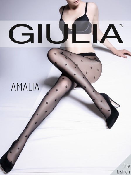 Feinstrumpfhose mit Tupfenmuster Amalia von Giulia