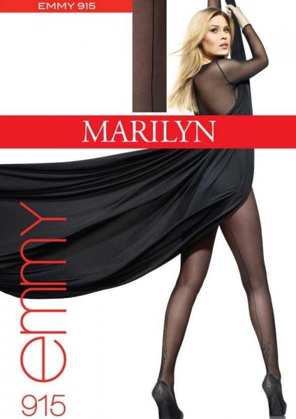 Marilyn Elegante Strumpfhosen mit Naht Emmy 20 DEN