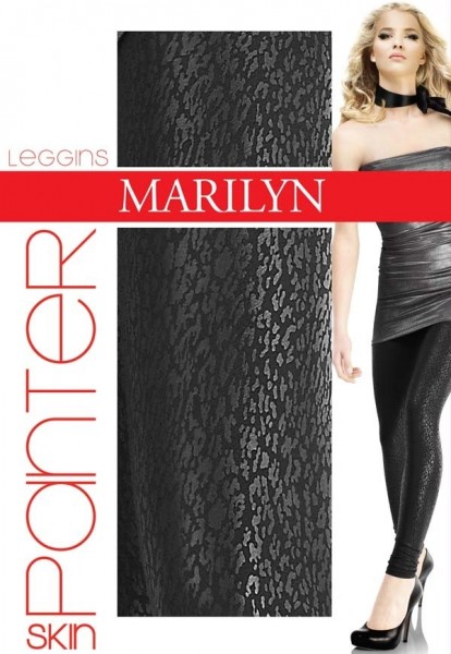 Marilyn Lange Leggings mit trendigem Leopardenmuster Panter Skin, 120 DEN